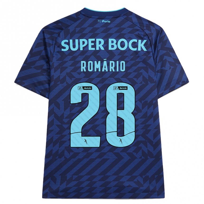 Homme Football Maillot Romário Baró #28 Bleu Marine Troisieme 2024/25