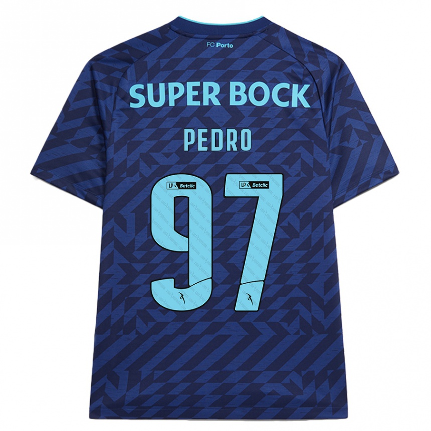 Homme Football Maillot Zé Pedro #97 Bleu Marine Troisieme 2024/25