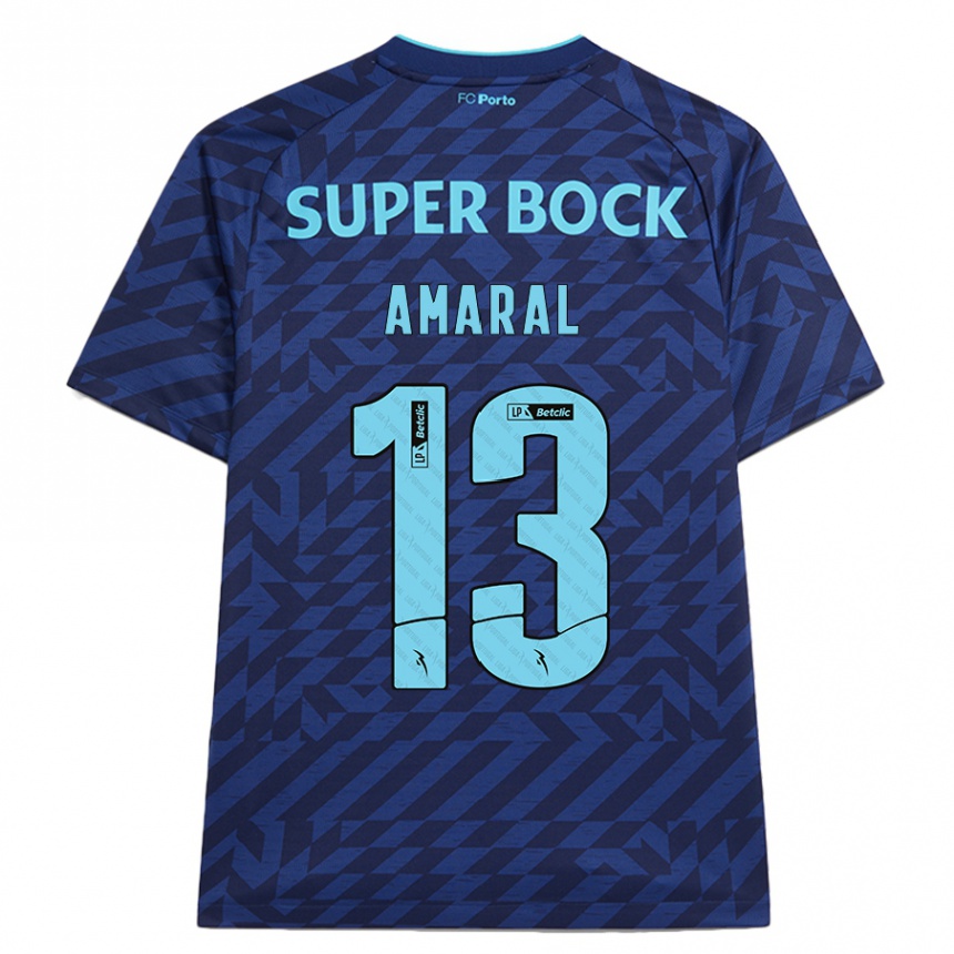 Homme Football Maillot Fábio Amaral #13 Bleu Marine Troisieme 2024/25