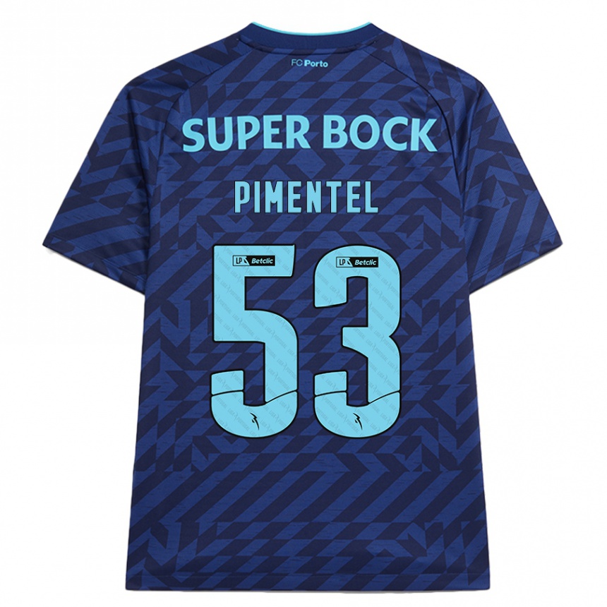 Homme Football Maillot Eric Pimentel #53 Bleu Marine Troisieme 2024/25