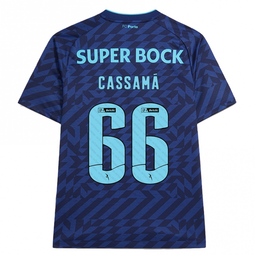 Homme Football Maillot Adramane Cassamá #66 Bleu Marine Troisieme 2024/25