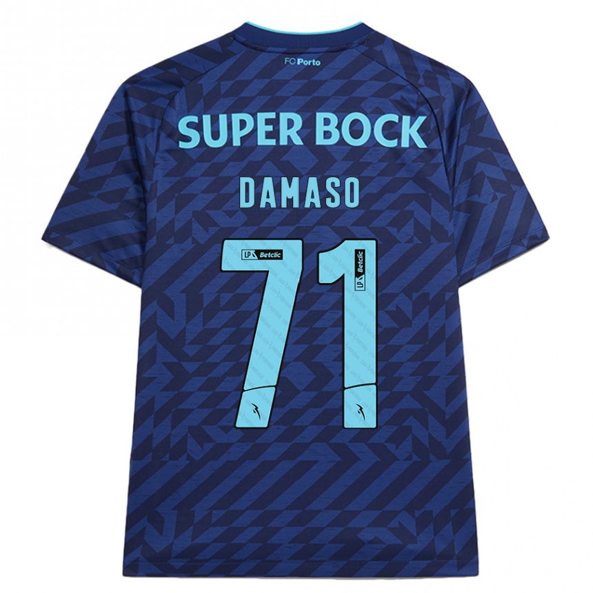 Homme Football Maillot Nico Damaso #71 Bleu Marine Troisieme 2024/25