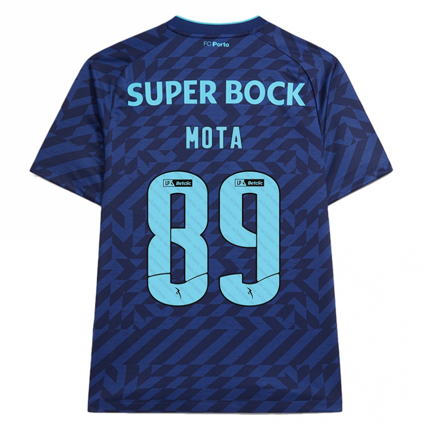 Homme Football Maillot Luís Mota #89 Bleu Marine Troisieme 2024/25