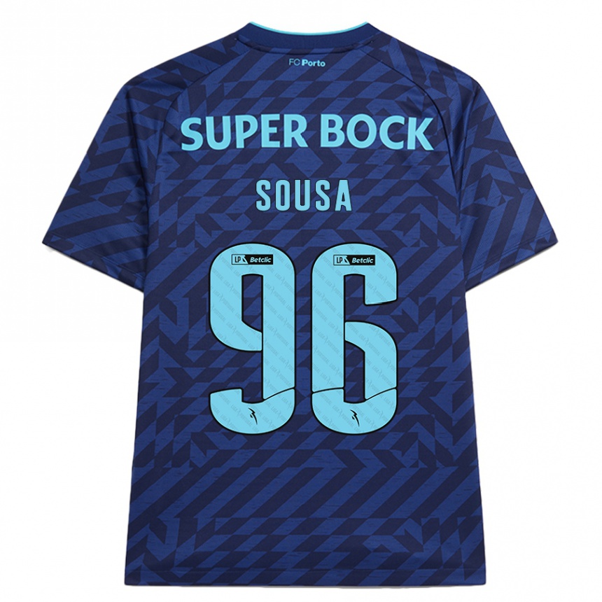 Homme Football Maillot Filipe Sousa #96 Bleu Marine Troisieme 2024/25