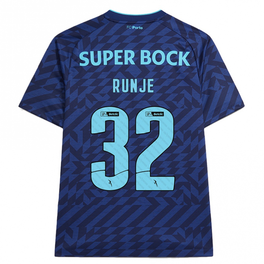 Homme Football Maillot Roko Runje #32 Bleu Marine Troisieme 2024/25