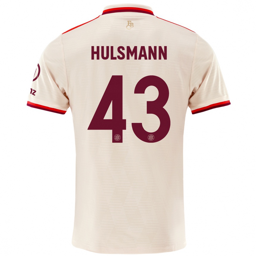 Homme Football Maillot Tom Hulsmann #43 Lin Troisieme 2024/25