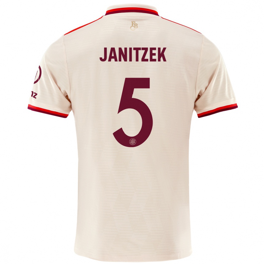 Homme Football Maillot Justin Janitzek #5 Lin Troisieme 2024/25