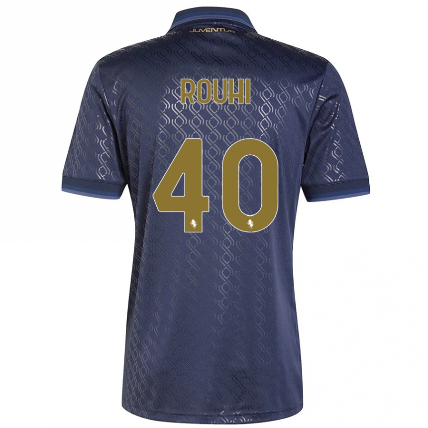 Homme Football Maillot Jonas Rouhi #40 Bleu Marine Troisieme 2024/25