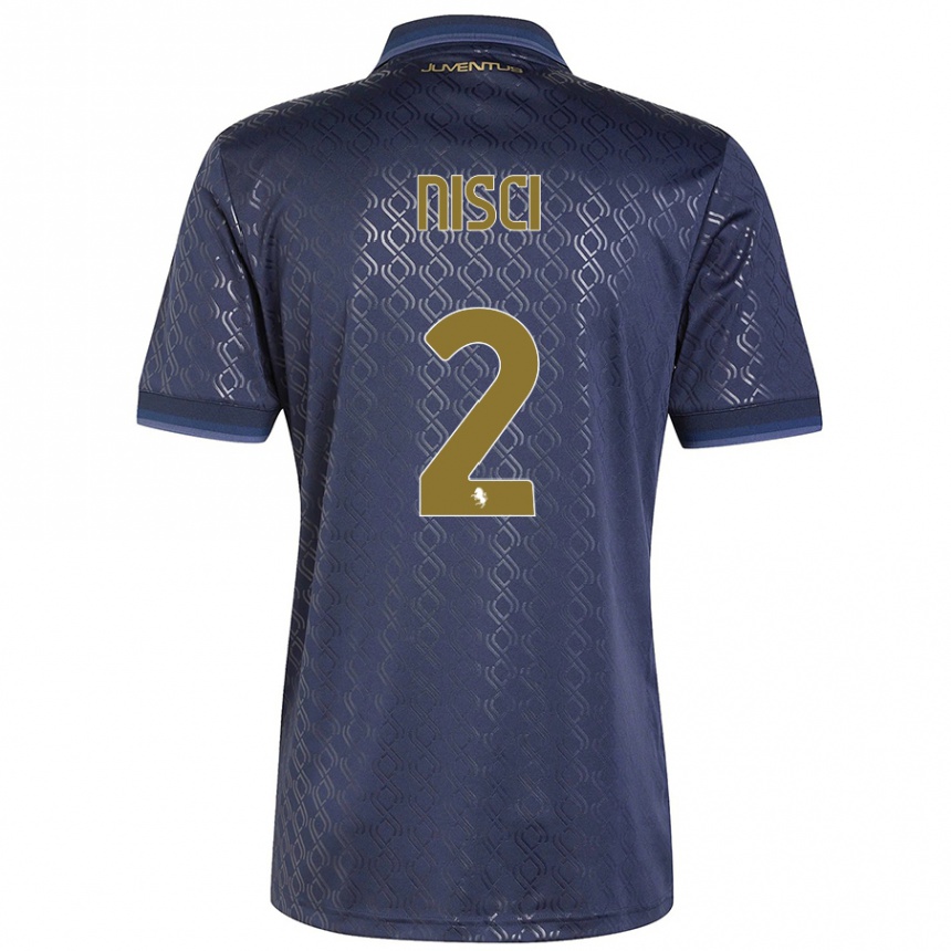 Homme Football Maillot Alessandro Nisci #2 Bleu Marine Troisieme 2024/25