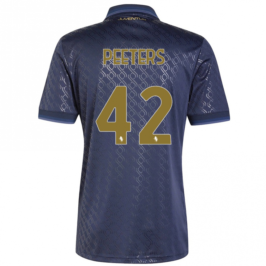 Homme Football Maillot Daouda Peeters #42 Bleu Marine Troisieme 2024/25