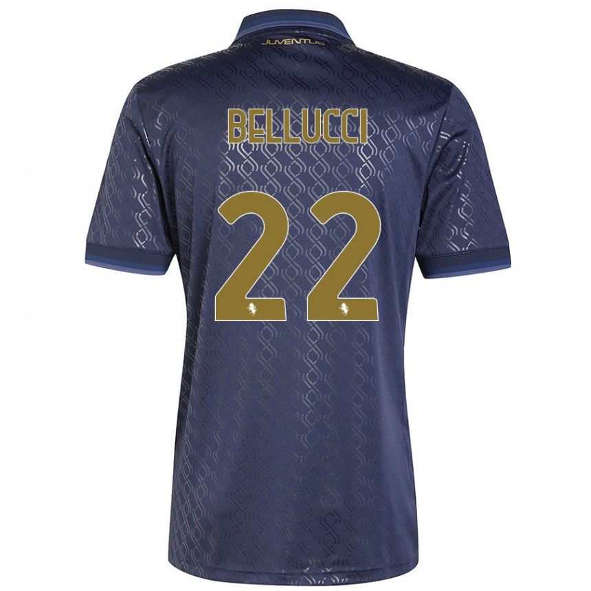 Homme Football Maillot Melissa Bellucci #22 Bleu Marine Troisieme 2024/25