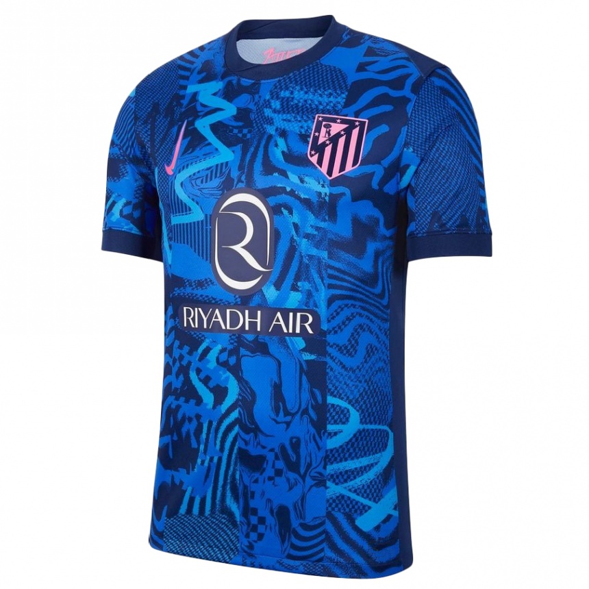 Homme Football Maillot Votre Nom #0 Bleu Royal Troisieme 2024/25