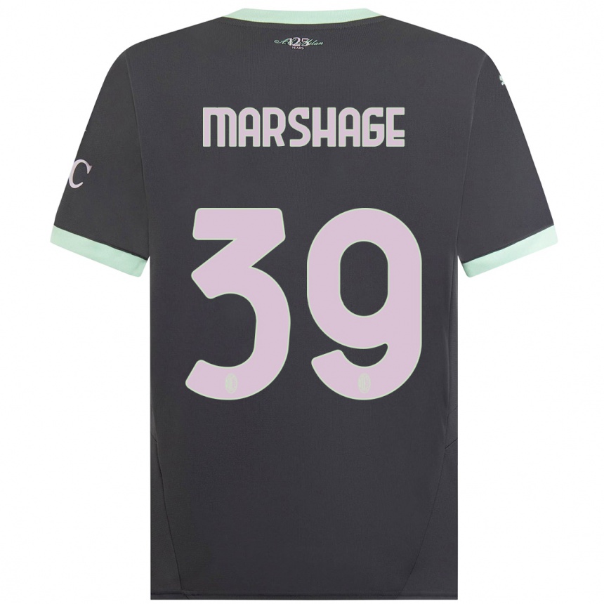 Homme Football Maillot Wilgot Marshage #39 Gris Troisieme 2024/25