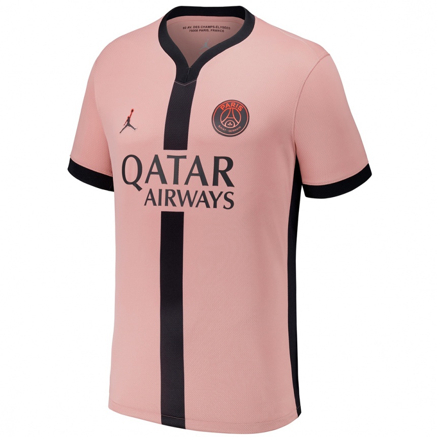 Homme Football Maillot Presnel Kimpembe #3 Rouille Rose Troisieme 2024/25