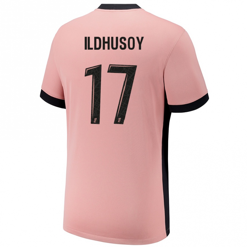 Homme Football Maillot Celin Bizet Ildhusoy #17 Rouille Rose Troisieme 2024/25