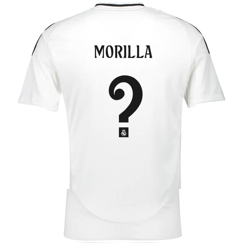 Femme Football Maillot Jairo Morilla #0 Blanc Tenues Domicile 2024/25