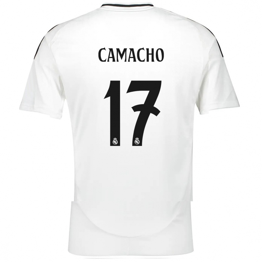 Femme Football Maillot Carla Camacho #17 Blanc Tenues Domicile 2024/25