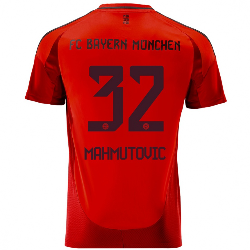 Femme Football Maillot Ena Mahmutovic #32 Rouge Tenues Domicile 2024/25