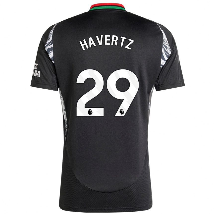 Femme Football Maillot Kai Havertz #29 Noir Tenues Extérieur 2024/25