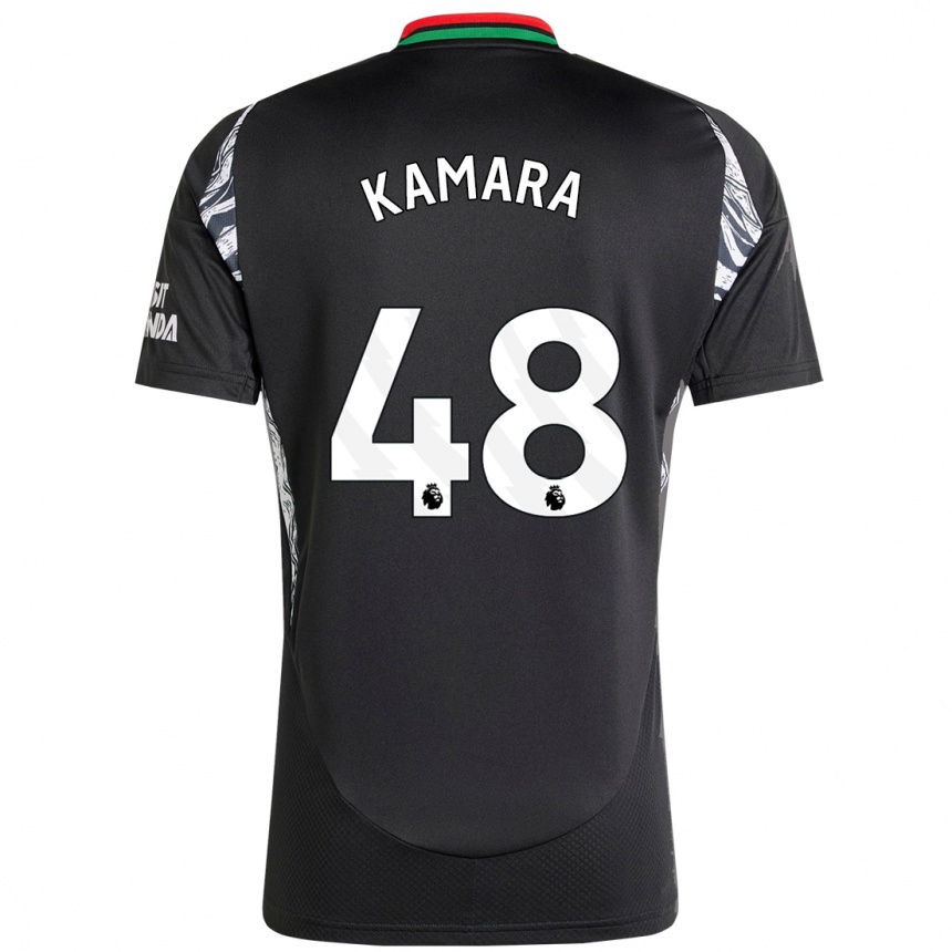 Femme Football Maillot Osman Kamara #48 Noir Tenues Extérieur 2024/25