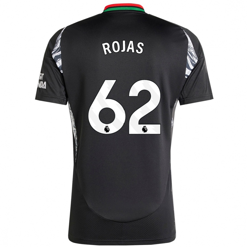 Femme Football Maillot Alexei Rojas #62 Noir Tenues Extérieur 2024/25