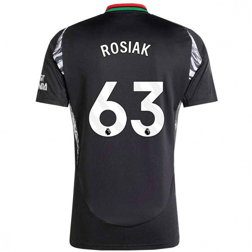 Femme Football Maillot Michal Rosiak #63 Noir Tenues Extérieur 2024/25