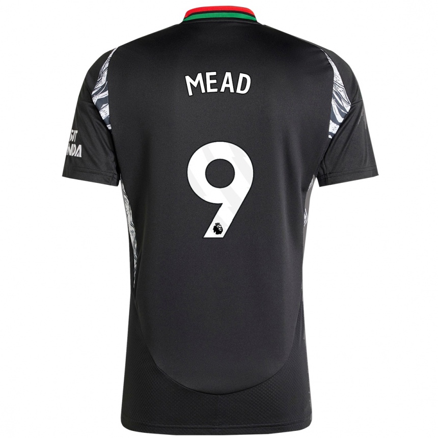 Femme Football Maillot Beth Mead #9 Noir Tenues Extérieur 2024/25