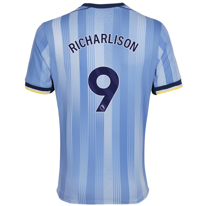 Femme Football Maillot Richarlison #9 Bleu Clair Tenues Extérieur 2024/25