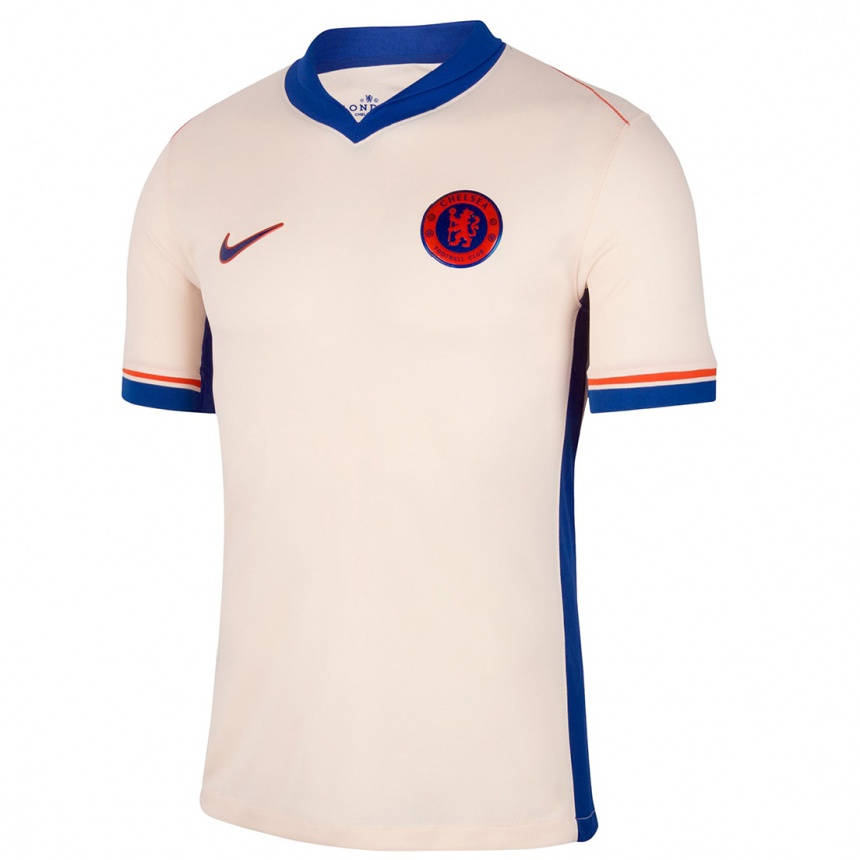 Femme Football Maillot Votre Nom #0 Beige Clair Tenues Extérieur 2024/25