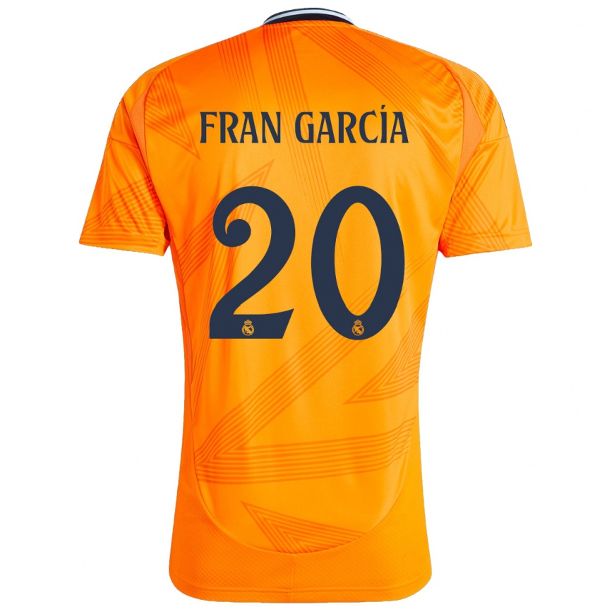 Femme Football Maillot Fran García #20 Orange Tenues Extérieur 2024/25