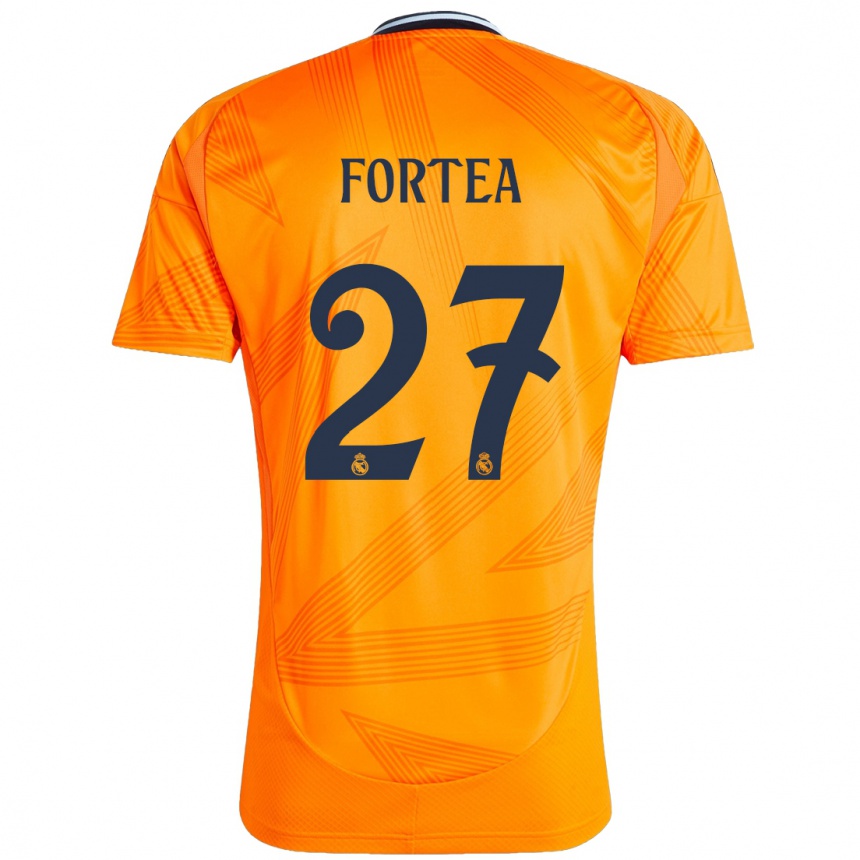 Femme Football Maillot Jesús Fortea #27 Orange Tenues Extérieur 2024/25