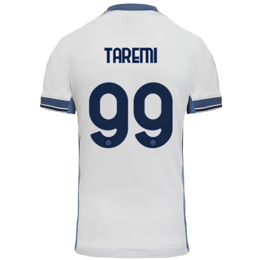 Femme Football Maillot Mehdi Taremi #99 Blanc Gris Tenues Extérieur 2024/25