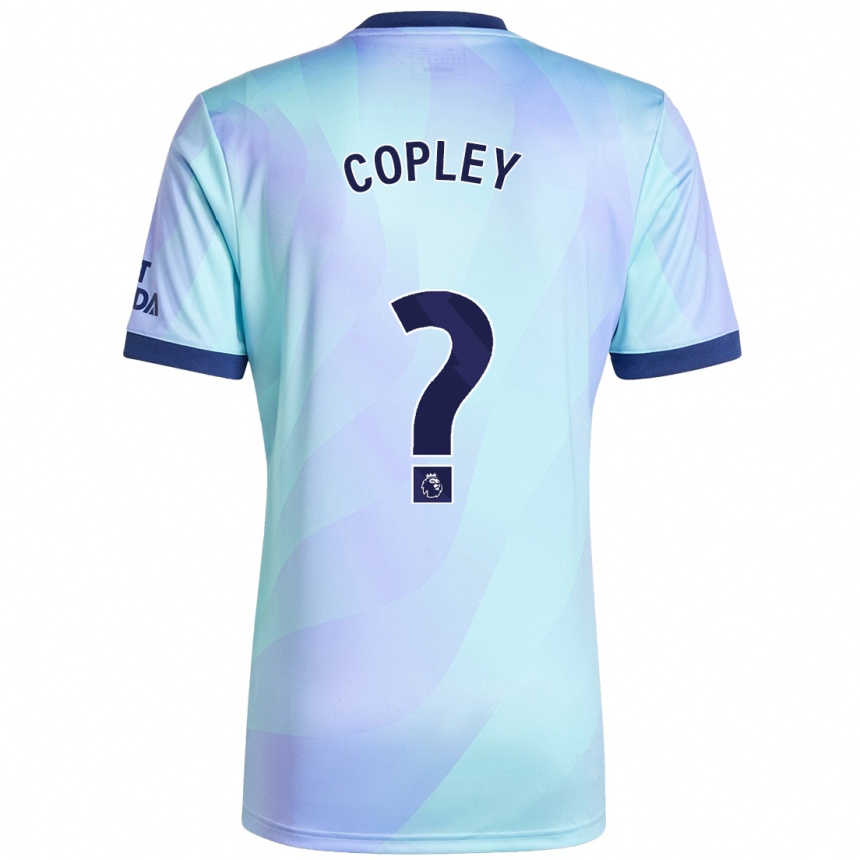 Femme Football Maillot Louie Copley #0 Aqua Troisieme 2024/25