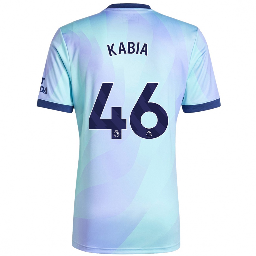 Femme Football Maillot Ismeal Kabia #46 Aqua Troisieme 2024/25