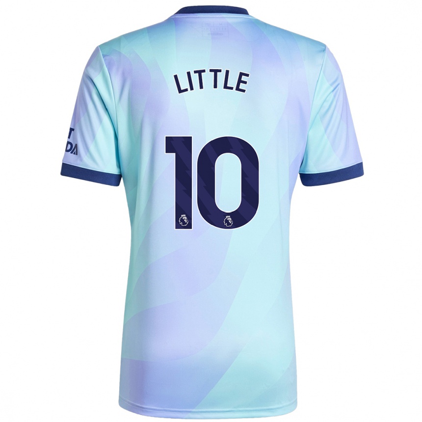 Femme Football Maillot Kim Little #10 Aqua Troisieme 2024/25