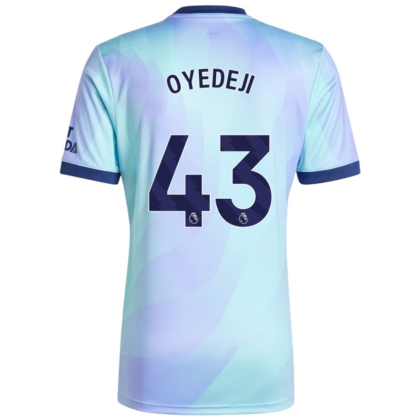 Femme Football Maillot Nathan Butler Oyedeji #43 Aqua Troisieme 2024/25