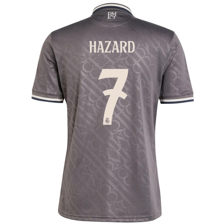 Femme Football Maillot Eden Hazard #7 Anthracite Troisieme 2024/25