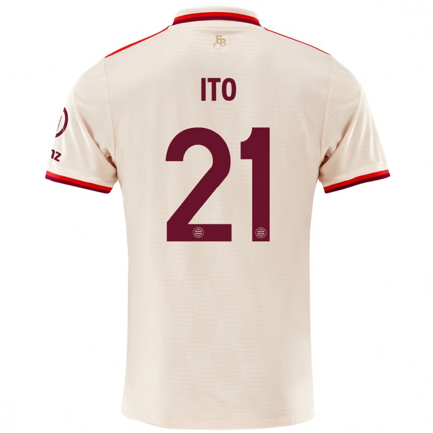 Femme Football Maillot Hiroki Ito #21 Lin Troisieme 2024/25