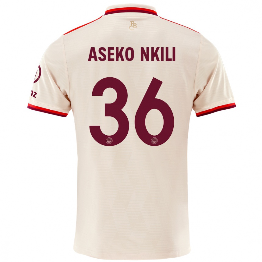 Femme Football Maillot Noel Aseko Nkili #36 Lin Troisieme 2024/25