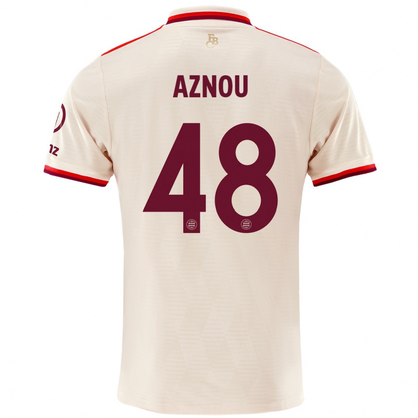 Femme Football Maillot Adam Aznou #48 Lin Troisieme 2024/25