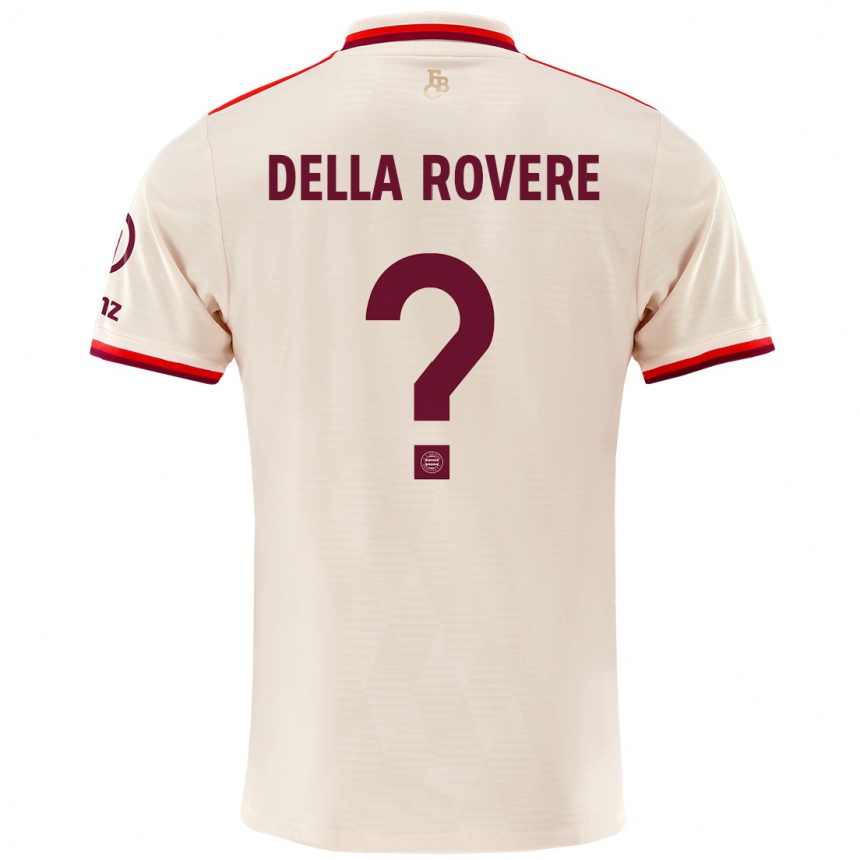 Femme Football Maillot Guido Della Rovere #0 Lin Troisieme 2024/25