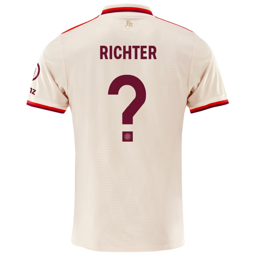 Femme Football Maillot Louis Richter #0 Lin Troisieme 2024/25