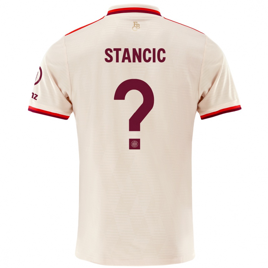 Femme Football Maillot Luca Stancic #0 Lin Troisieme 2024/25