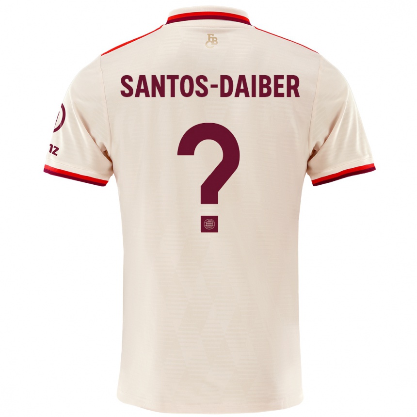 Femme Football Maillot David Santos-Daiber #0 Lin Troisieme 2024/25