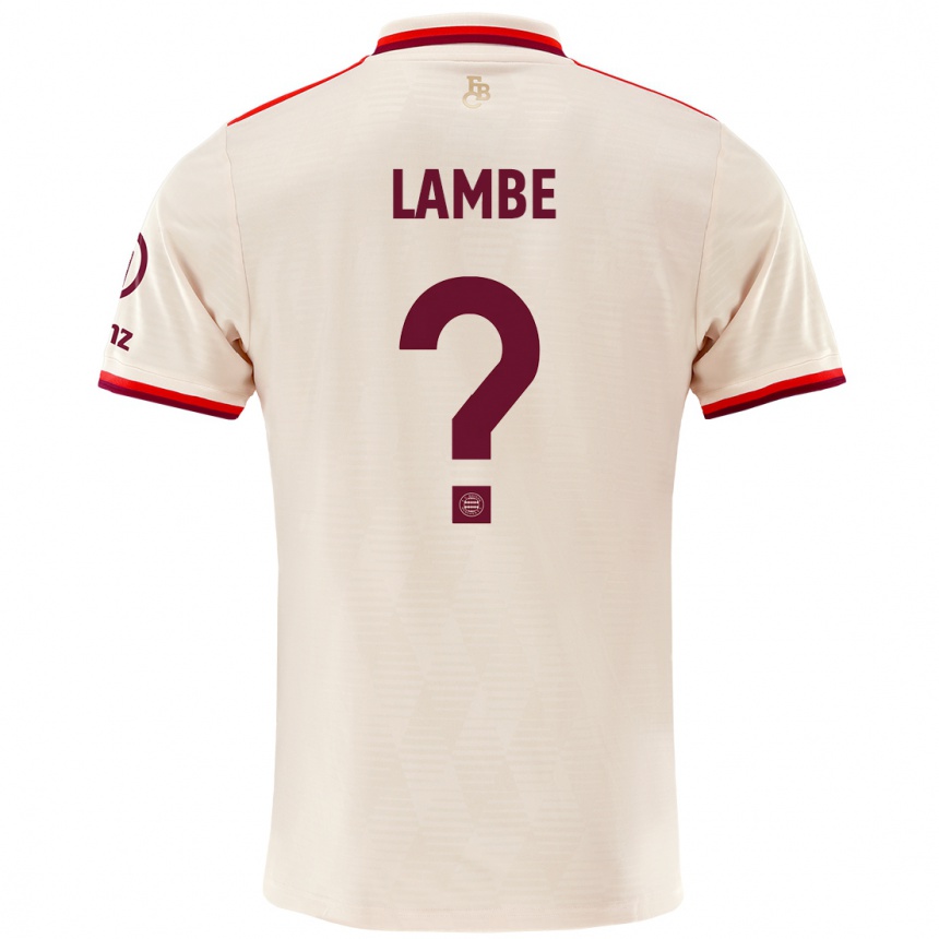 Femme Football Maillot Allen Lambe #0 Lin Troisieme 2024/25