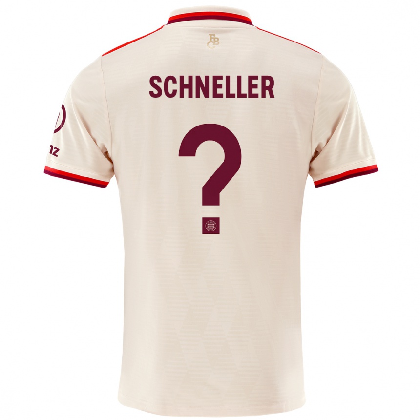 Femme Football Maillot Lukas Schneller #0 Lin Troisieme 2024/25