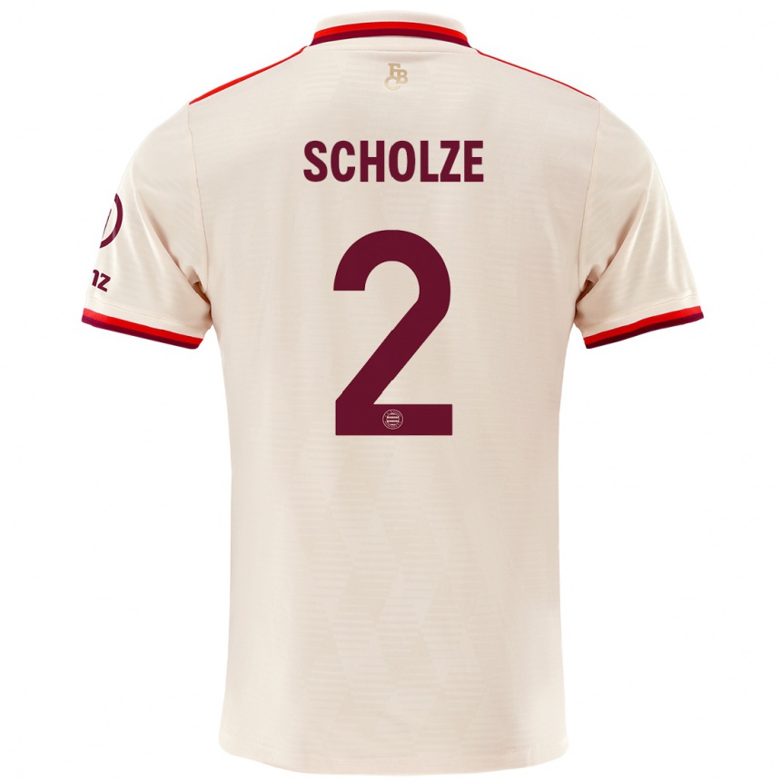 Femme Football Maillot Max Scholze #2 Lin Troisieme 2024/25