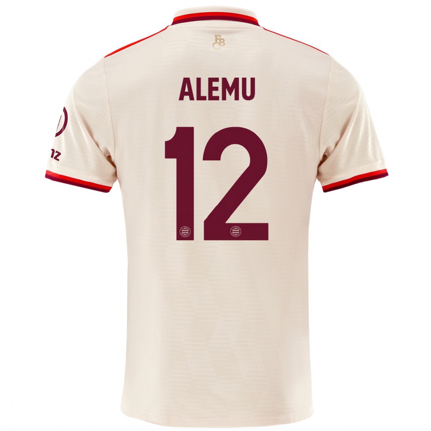 Femme Football Maillot Liul Alemu #12 Lin Troisieme 2024/25