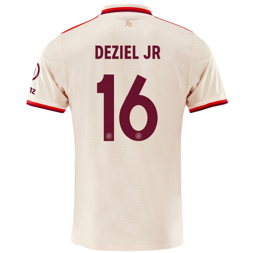 Femme Football Maillot Robert Deziel Jr #16 Lin Troisieme 2024/25