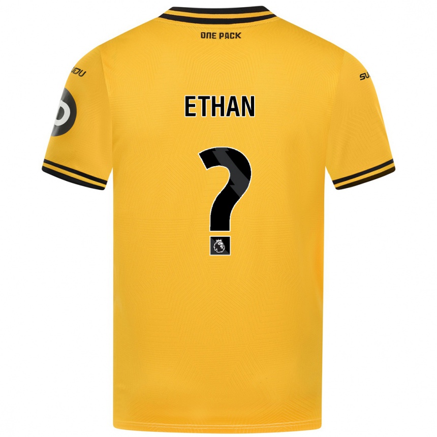 Enfant Football Maillot Ethan Mcleod #0 Jaune Tenues Domicile 2024/25